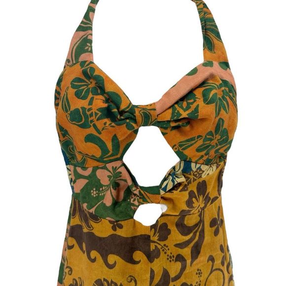 Alemais Multicolor Floral Midi Dress - Picture 6 of 13